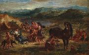 Eugene Delacroix Ovid among the Scythians Sweden oil painting artist